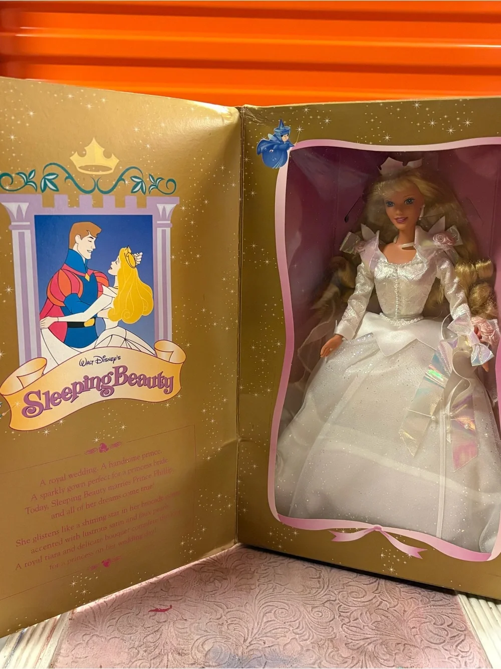 Walt Disney’s Wedding Sleeping Beauty Aurora Barbie doll